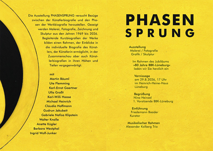 Ausstellung PHASENSPRUNG 2026